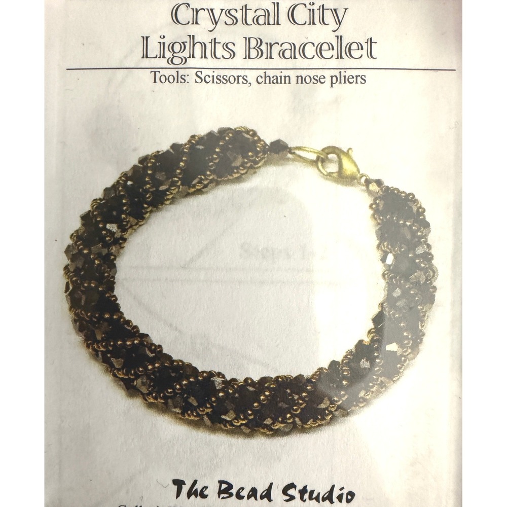 Jewelry Beading Kit The Bead Studio Crystal City Lights Bracelet DIY